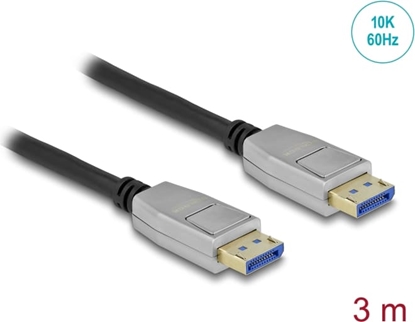 Изображение Delock DisplayPort cable 10K 60 Hz 54 Gbps metal housing 3 m