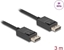 Изображение Delock DisplayPort cable 16K 30 Hz / 8K 60 Hz 40 Gbps 3 m
