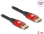 Attēls no Delock DisplayPort Cable 8K 60 Hz 3 m red metal