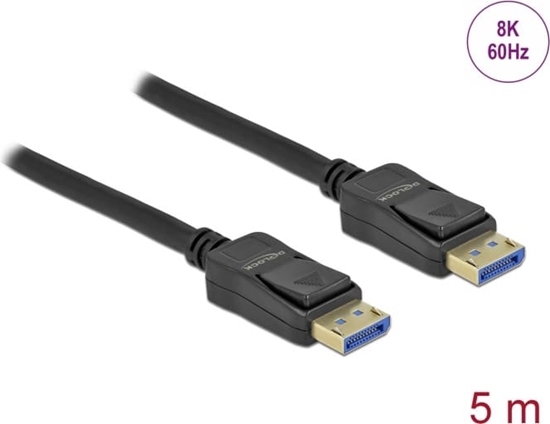 Изображение Delock DisplayPort cable 8K 60 Hz 40 Gbps 5 m