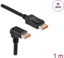 Изображение Delock DisplayPort cable male straight to male 90° downwards angled 8K 60 Hz 1 m