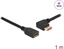 Attēls no Delock DisplayPort extension cable male 90° left angled to female 8K 60 Hz 1 m
