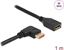 Picture of Delock DisplayPort extension cable male 90° right angled to female 8K 60 Hz 1 m
