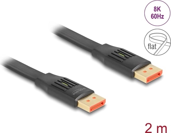 Picture of Delock DisplayPort Flat Ribbon Cable 8K 60 Hz 2 m