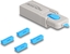 Изображение Delock DisplayPort Port Blocker Set for DisplayPort female ports 4 pieces + lock tool