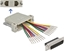 Picture of Delock D-Sub 25 pin crimp male to 2 x RJ45 female with assembly kit beige