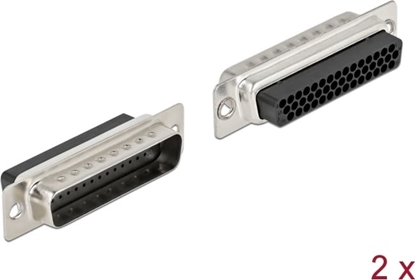 Изображение Delock D-Sub HD 44 pin crimp male, metal, 2 pieces