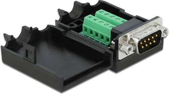 Изображение Delock D-Sub9 male to Terminal Block with Enclosure