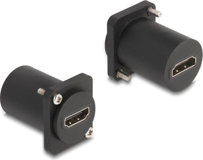 Изображение Delock D-Type Module HDMI 8K 60Hz jack to jack with screws black