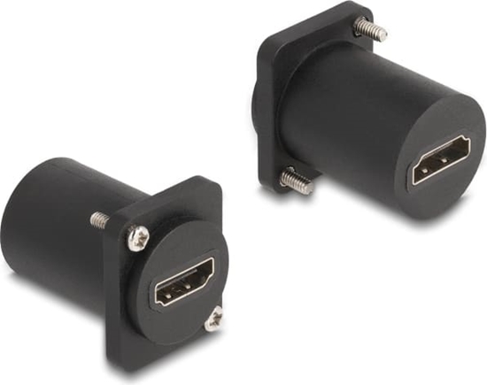 Изображение Delock D-Type Module HDMI 8K 60Hz jack to jack with screws black