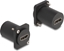 Attēls no Delock D-Type Module HDMI 8K 60Hz jack to jack with screws black