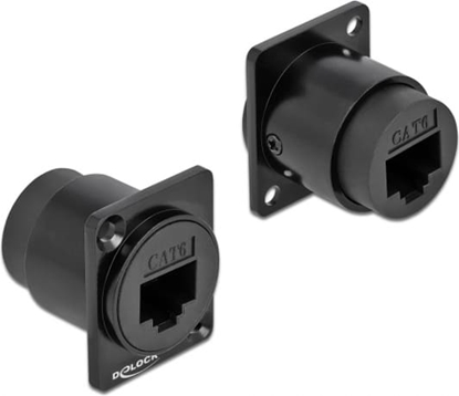 Изображение Delock D-Type Module RJ45 Cat.6 jack to jack