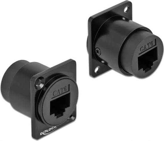 Изображение Delock D-Type Module RJ45 Cat.6 jack to jack