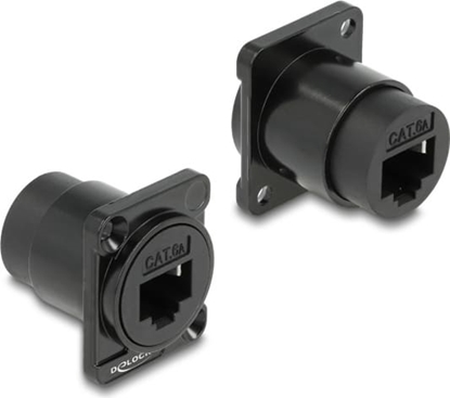 Изображение Delock D-Type Module RJ45 Cat.6A female to female