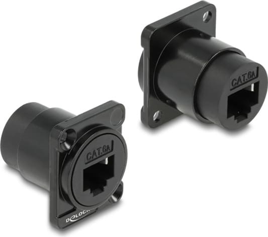 Изображение Delock D-Type Module RJ45 Cat.6A female to female