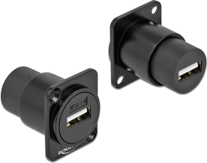 Изображение Delock D-Type Module USB 2.0 Type-A female to female