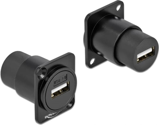 Изображение Delock D-Type Module USB 2.0 Type-A female to female
