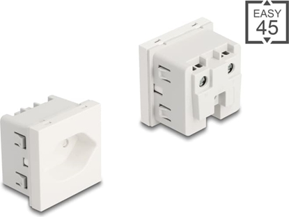 Изображение Delock Easy 45 Grounded Power Socket T13 Switzerland 45 x 45 mm