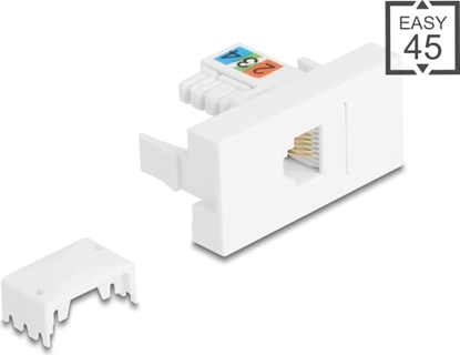 Изображение Delock Easy 45 Module RJ12 jack to LSA UTP white