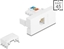 Picture of Delock Easy 45 Module RJ12 jack to LSA UTP white