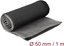 Picture of Delock EMI Shielding braided sleeve with hook-and-loop fastener heat resistant 1 m x 50 mm black
