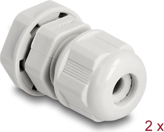 Изображение Delock EX Cable Gland M12 grey 2 pieces