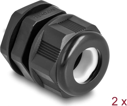 Изображение Delock EX Cable Gland M20 black 2 pieces