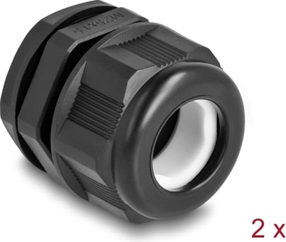 Изображение Delock EX Cable Gland M25 black 2 pieces