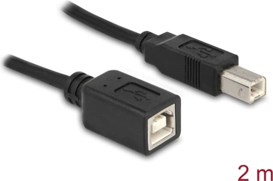 Изображение Delock Extension Cable USB 2.0 B male > B female 2 m