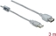 Изображение Delock Extension cable USB 2.0 Type-A male > USB 2.0 Type-A female 3 m transparent