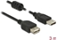 Изображение Delock Extension cable USB 2.0 Type-A male > USB 2.0 Type-A female 3.0 m black
