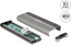 Attēls no Delock External Enclosure for M.2 NVMe PCIe SSD with SuperSpeed USB 20 Gbps (USB 3.2 Gen 2x2) USB Type-C™ female - tool free