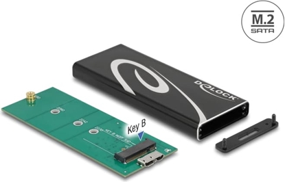 Изображение Delock External Enclosure SuperSpeed USB for M.2 SATA SSD Key B