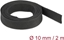 Attēls no Delock Fabric heat shrink tube 2 m x 10 mm shrinkage ratio 2:1 black