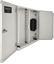 Picture of Delock Fiber optic wall distribution box with double door grey