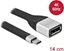 Picture of Delock FPC Flat Ribbon Cable USB Type-C™ to DisplayPort (DP Alt Mode) 4K 60 Hz 14 cm