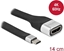 Picture of Delock FPC Flat Ribbon Cable USB Type-C™ to HDMI (DP Alt Mode) 4K 60 Hz 14 cm