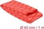 Изображение Delock Heat Shrink Tube X-pattern non-slip 1 m x 40 mm red