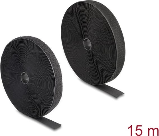 Picture of Delock Heavy-duty Hook-and-Loop tape L 15 m x W 25 mm black