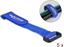 Picture of Delock Hook-and-loop cable tie with loop L 150 x W 20 mm blue 5 pieces