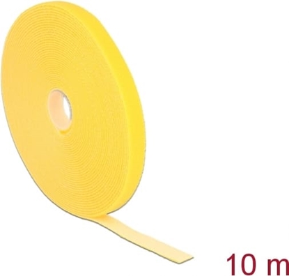 Picture of Delock Hook-and-loop tape on roll L 10 m x W 13 mm yellow