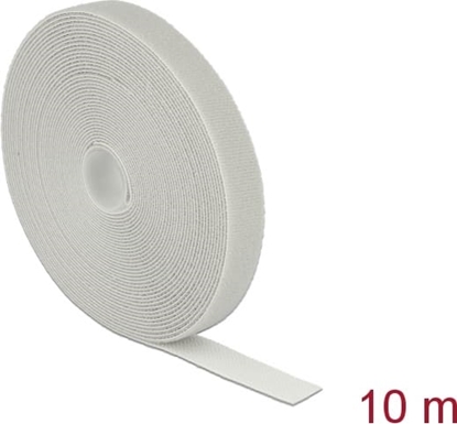 Picture of Delock Hook-and-loop tape on roll L 10 m x W 20 mm grey