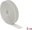 Attēls no Delock Hook-and-loop tape on roll L 5 m x W 20 mm grey