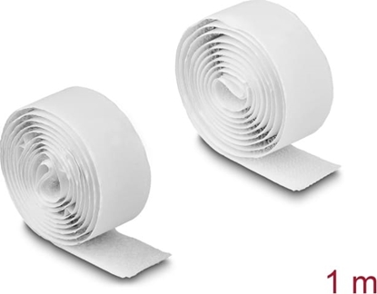 Picture of Delock Hook-and-loop tape self-adhesive L 1 m x W 20 mm white