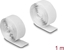 Attēls no Delock Hook-and-loop tape self-adhesive L 1 m x W 20 mm white