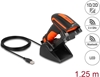 Picture of Delock Industrial Barcode Scanner 1D and 2D for 2.4 GHz or Bluetooth with inductive charging station