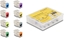 Picture of Delock Keystone Modul RJ45 jack to LSA Cat.6A toolfree assorted colours set 8 pieces
