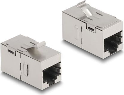 Picture of Delock Keystone Module RJ45 jack to RJ45 jack Cat.6A