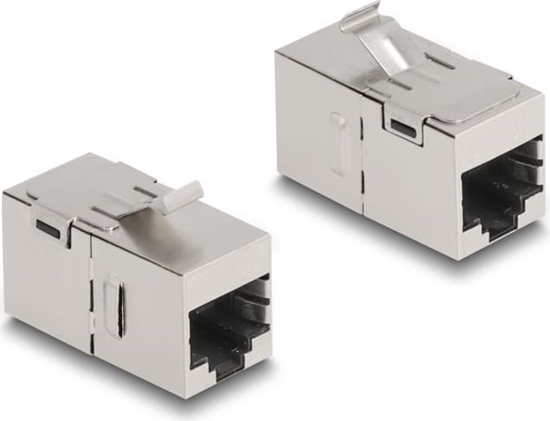 Picture of Delock Keystone Module RJ45 jack to RJ45 jack Cat.6A
