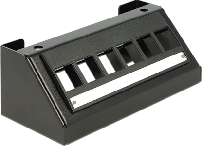 Picture of Delock Keystone Multimedia Panel 6 Port black